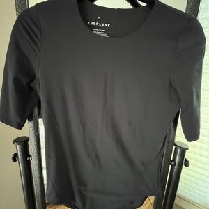 Everlane Short-Sleeved, Crew Neck Bodysuit